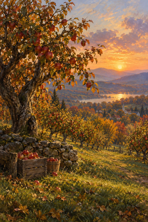 Autumn Orchard — original canvas artwork