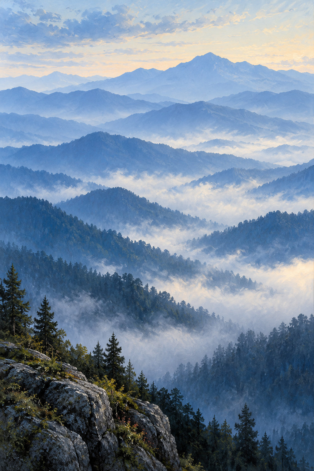 Blue Mountains — original canvas artwork