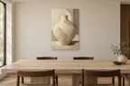 Sand Vessel in a dining room — interior mockup with the complete original artwork
