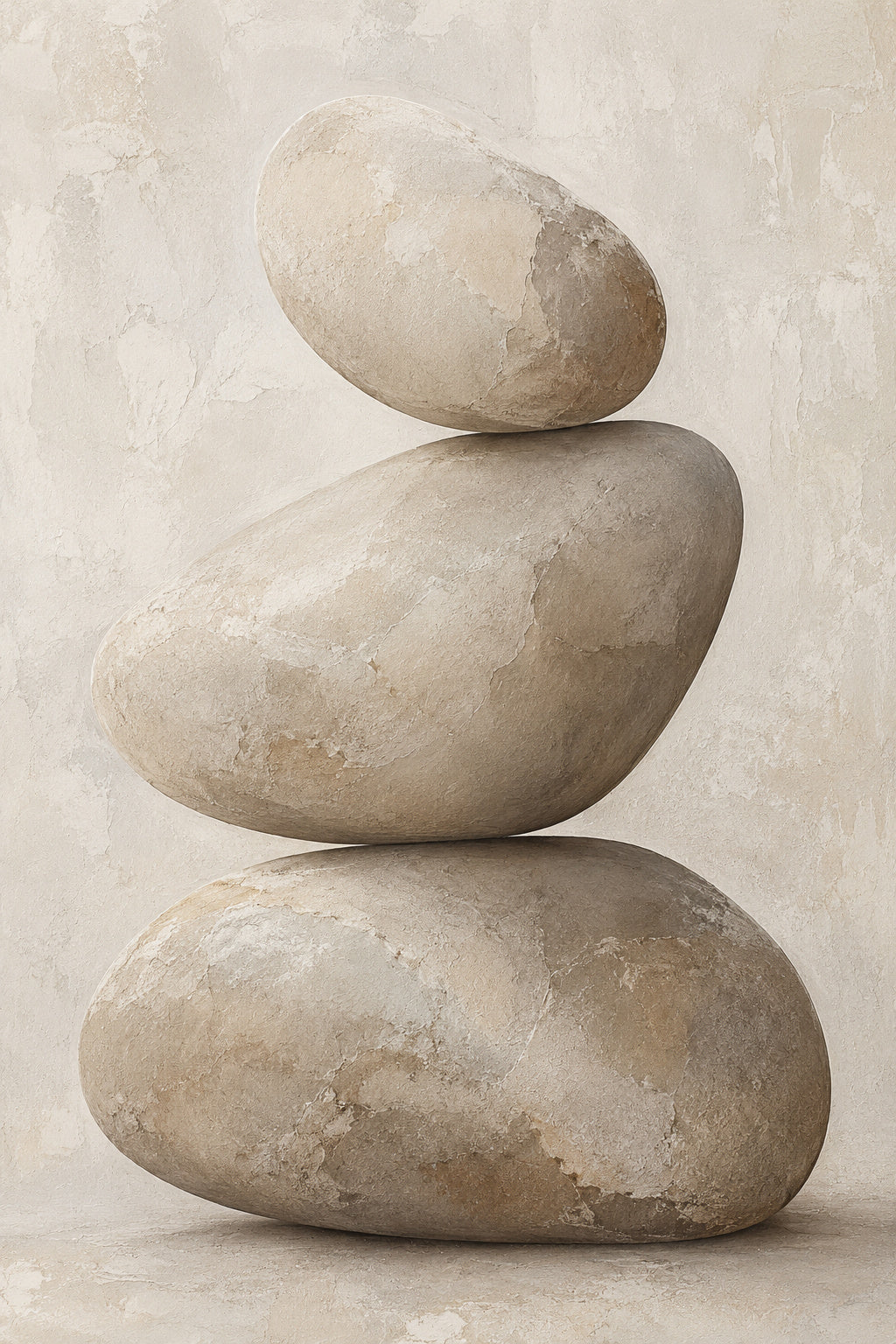 Pebble Balance — original canvas artwork