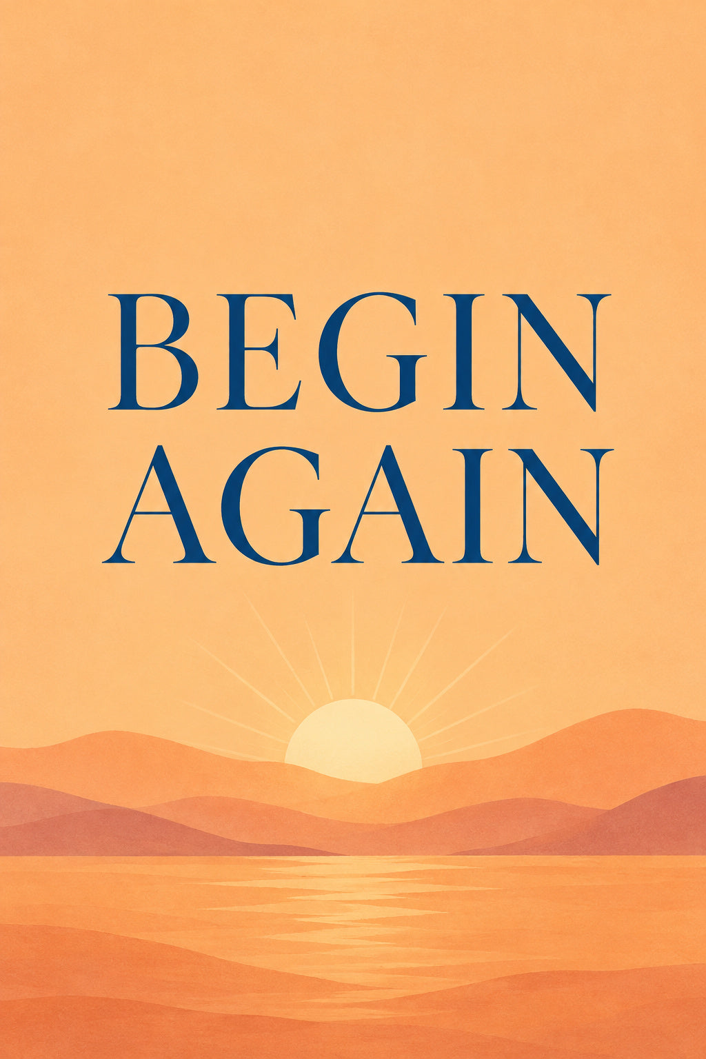 Begin Again — original canvas artwork