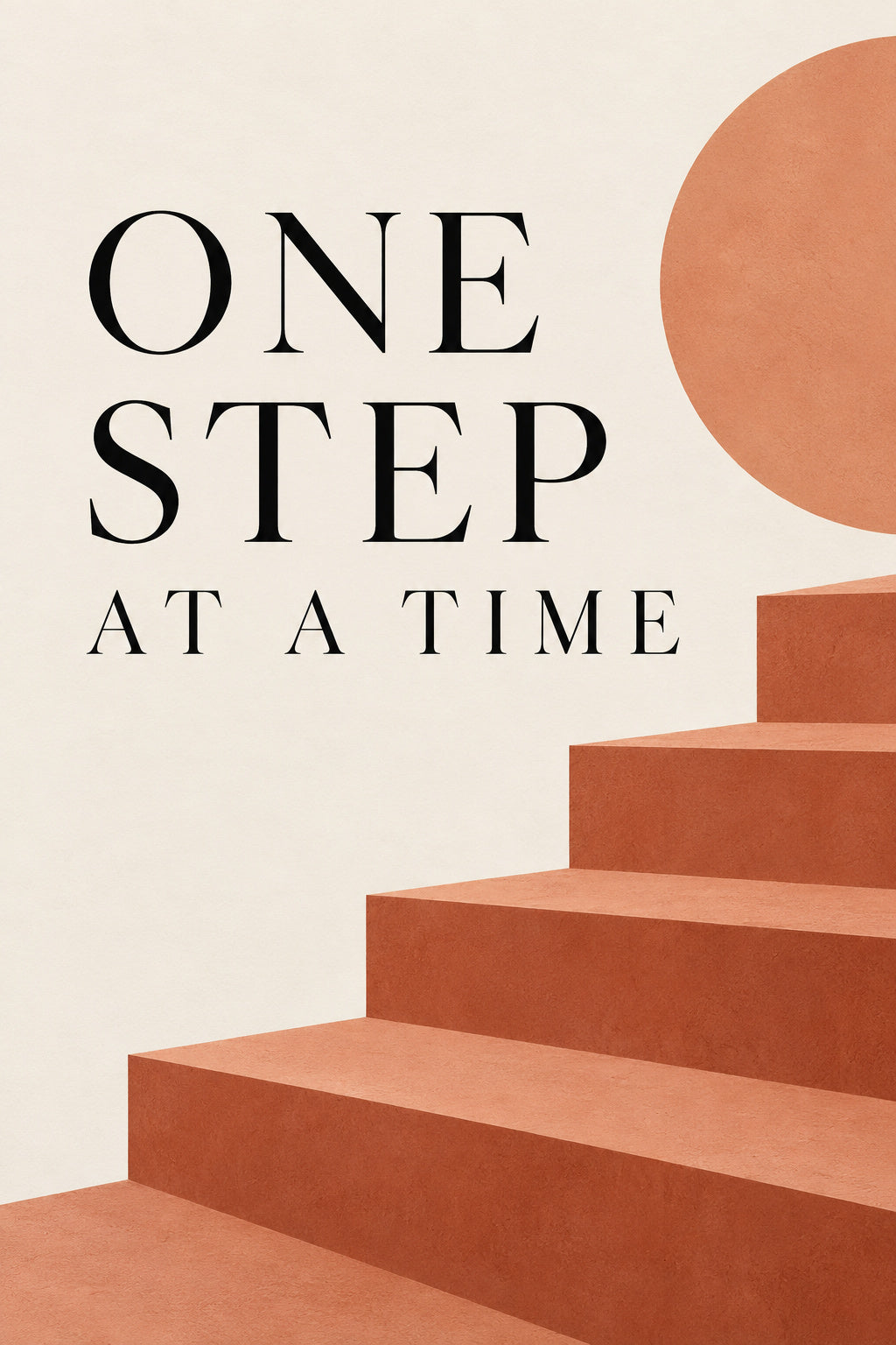 One Step at a Time — original canvas artwork