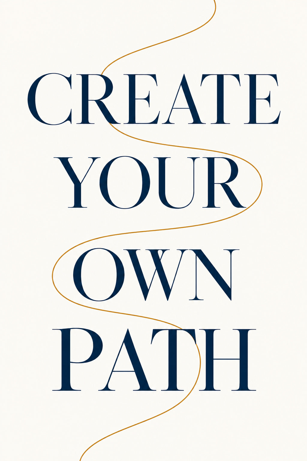 Create Your Own Path — original canvas artwork