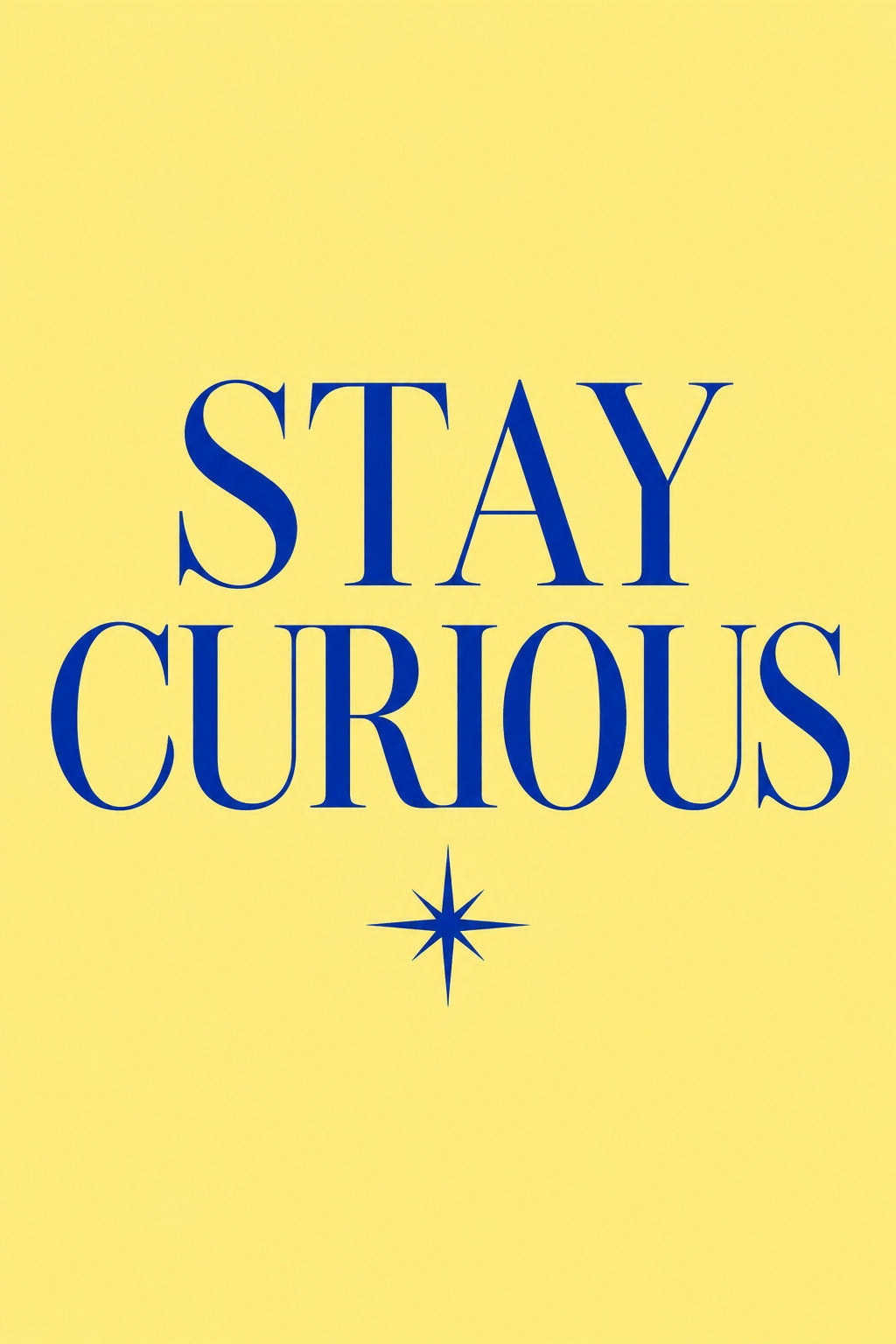 Stay Curious — original canvas artwork