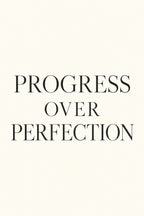 Progress Over Perfection — original canvas artwork