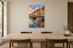 Copenhagen Colour in a dining room — interior mockup with the complete original artwork