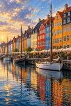 Copenhagen Colour — original canvas artwork
