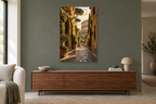 Rome Passage in a living room — interior mockup with the complete original artwork