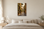 Rome Passage in a bedroom — interior mockup with the complete original artwork