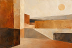Ochre Passage — original horizontal canvas artwork