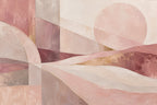 Rose Quartz Flow — original horizontal canvas artwork
