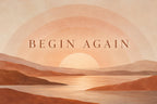 Begin Again — original horizontal canvas artwork