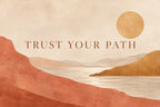 Trust Your Path — original horizontal canvas artwork