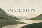 Small Steps — original horizontal canvas artwork