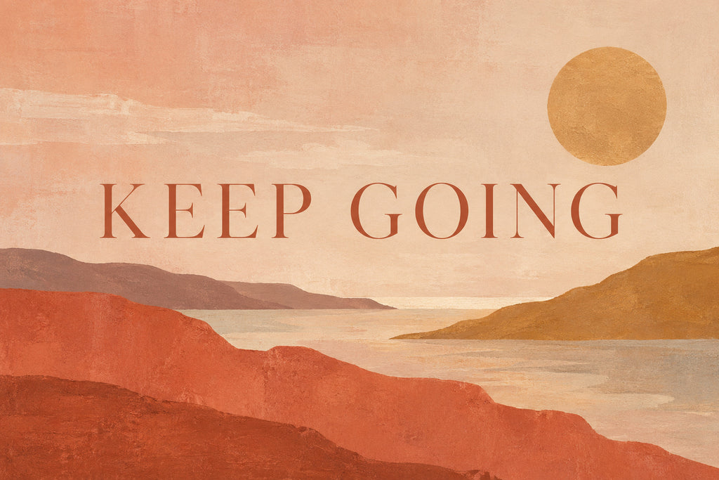 Keep Going — original horizontal canvas artwork