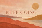 Keep Going — original horizontal canvas artwork
