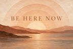 Be Here Now — original horizontal canvas artwork