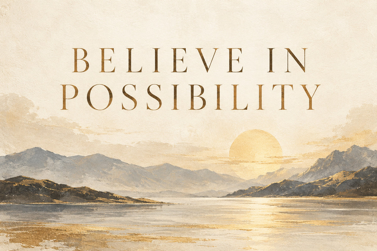Believe In Possibility — original horizontal canvas artwork