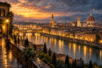 Florence Golden Arno — original horizontal canvas artwork