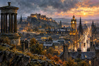 Edinburgh Stone Light — original horizontal canvas artwork