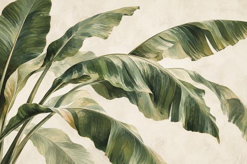 Banana Leaf Rhythm — original horizontal canvas artwork