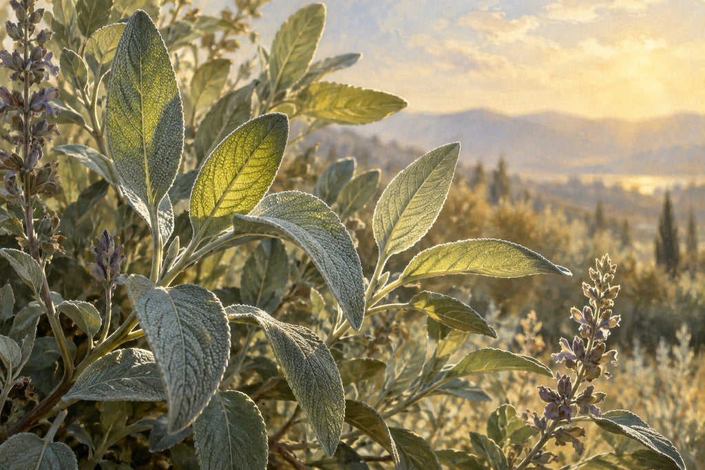 Wild Sage — original horizontal canvas artwork