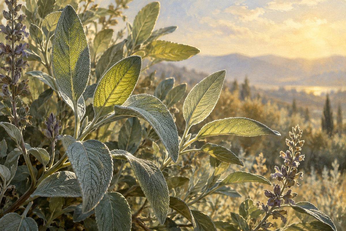 Wild Sage — original horizontal canvas artwork