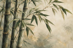 Bamboo Whisper — original horizontal canvas artwork