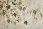 Birch Leaf Dance — original horizontal canvas artwork