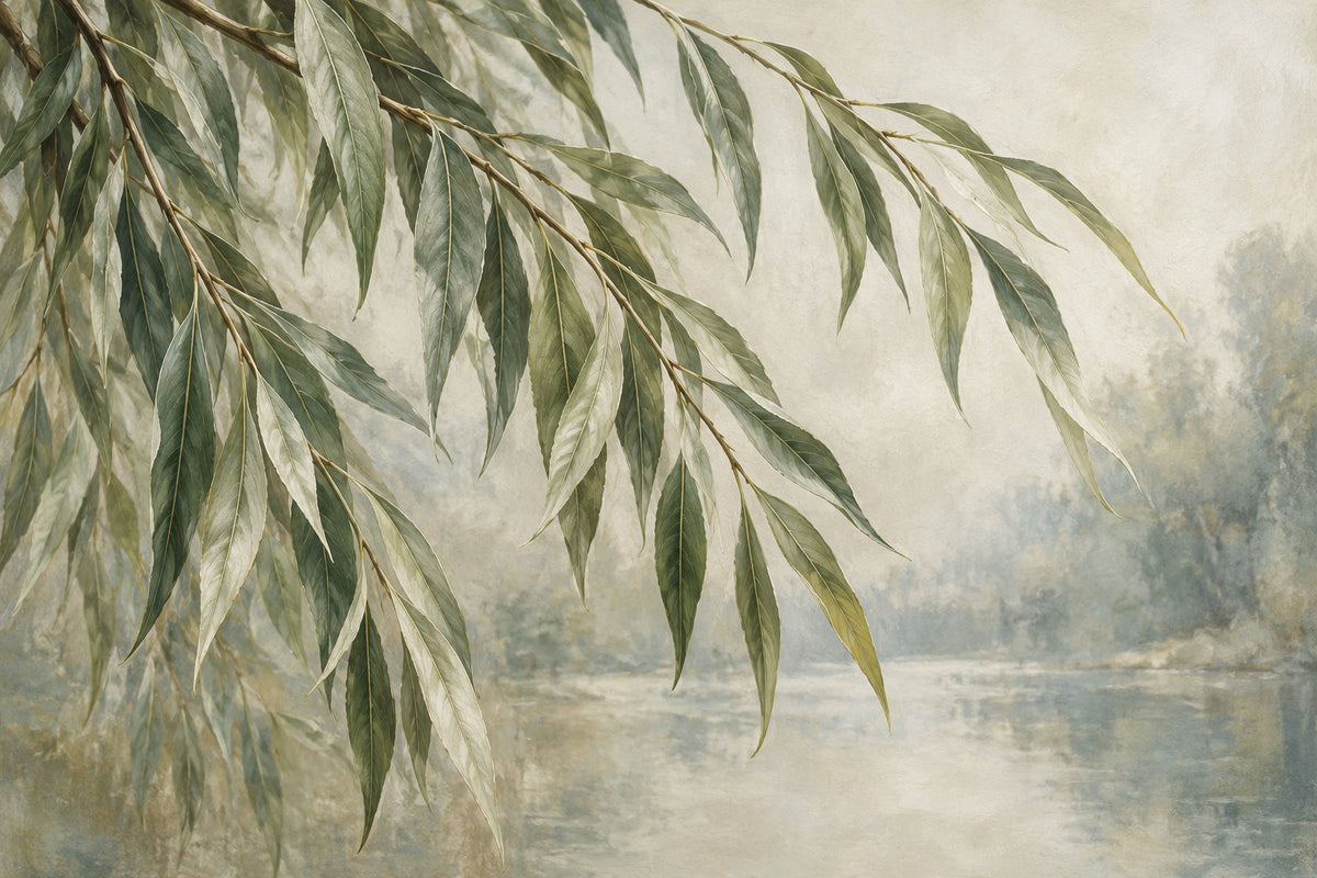 Willow Branches — original horizontal canvas artwork