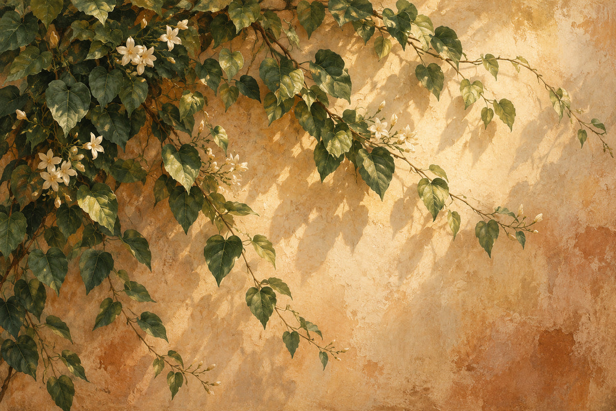 Vine And Light — original horizontal canvas artwork