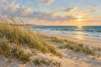 Dune Grass Breeze — original horizontal canvas artwork