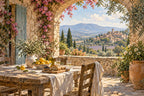 Provence Table — original horizontal canvas artwork