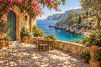 Mallorca Cove — original horizontal canvas artwork