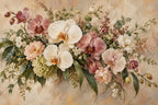 Orchid Balance — original horizontal canvas artwork