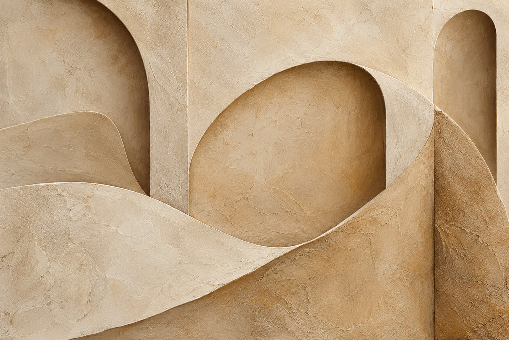Sandstone Fold — original horizontal canvas artwork