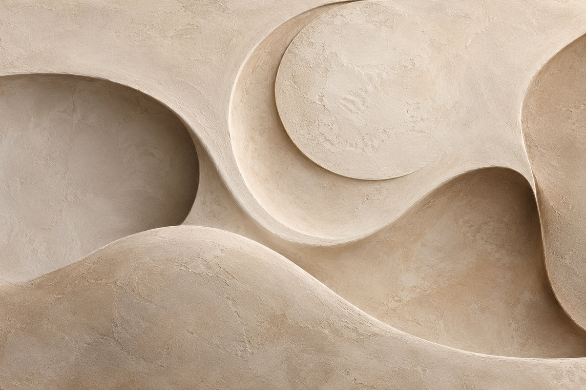 Clay Crescent — original horizontal canvas artwork