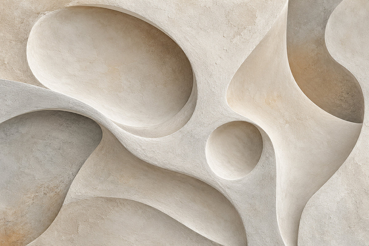 Soft Geometry — original horizontal canvas artwork