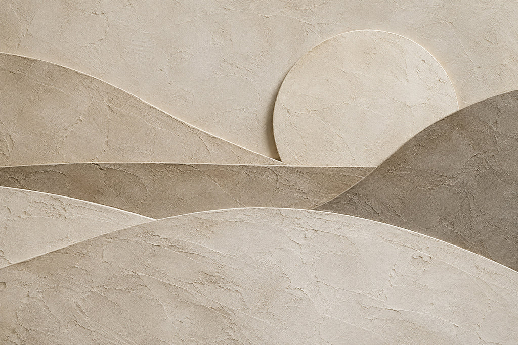 Plaster Horizon — original horizontal canvas artwork