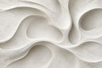 White Contours — original horizontal canvas artwork