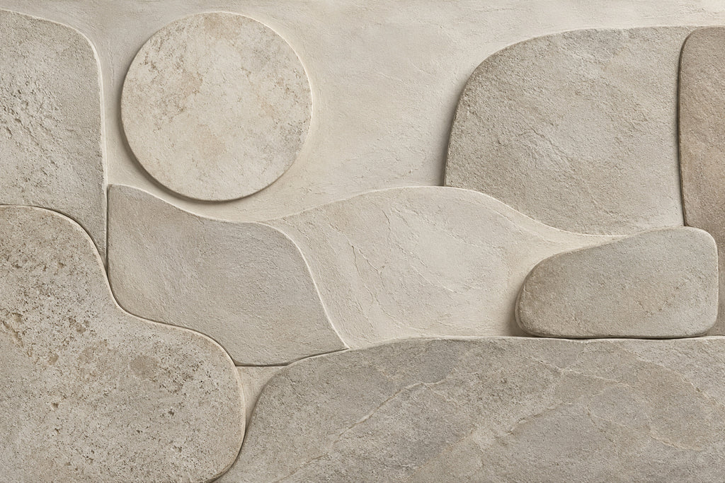 Pale Topography — original horizontal canvas artwork