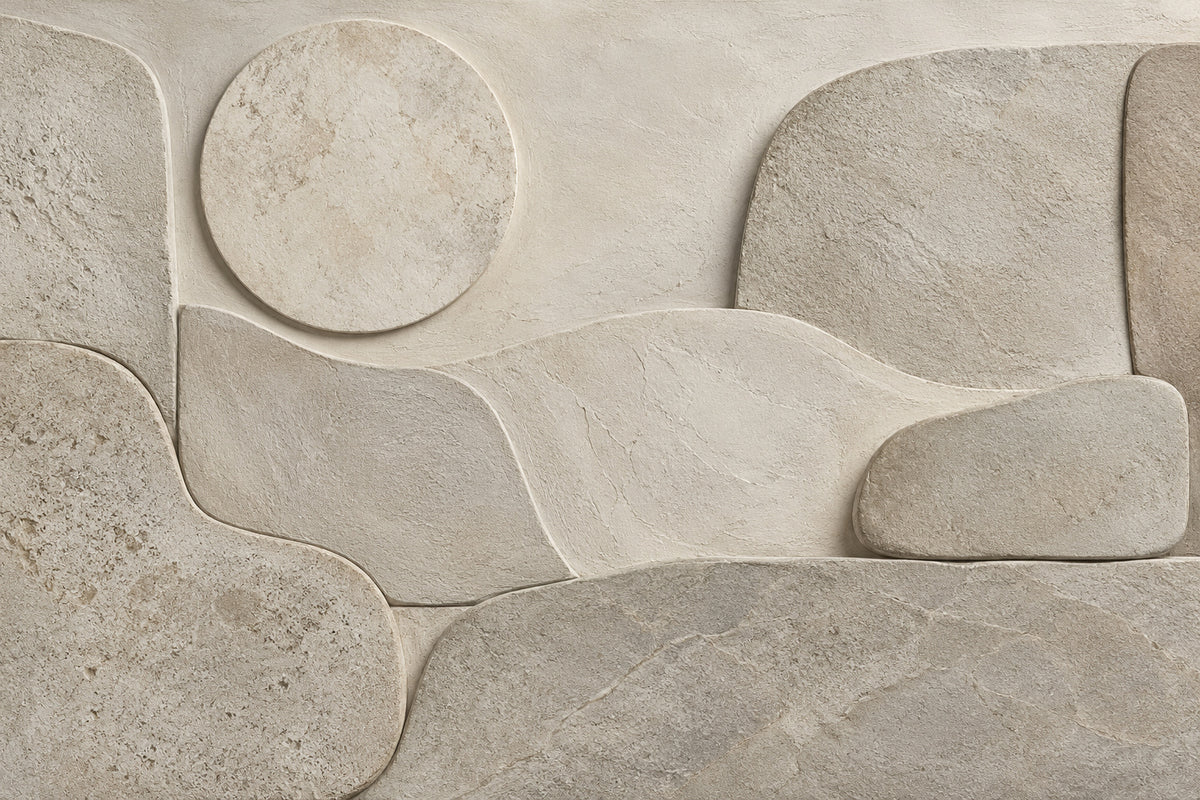Pale Topography — original horizontal canvas artwork